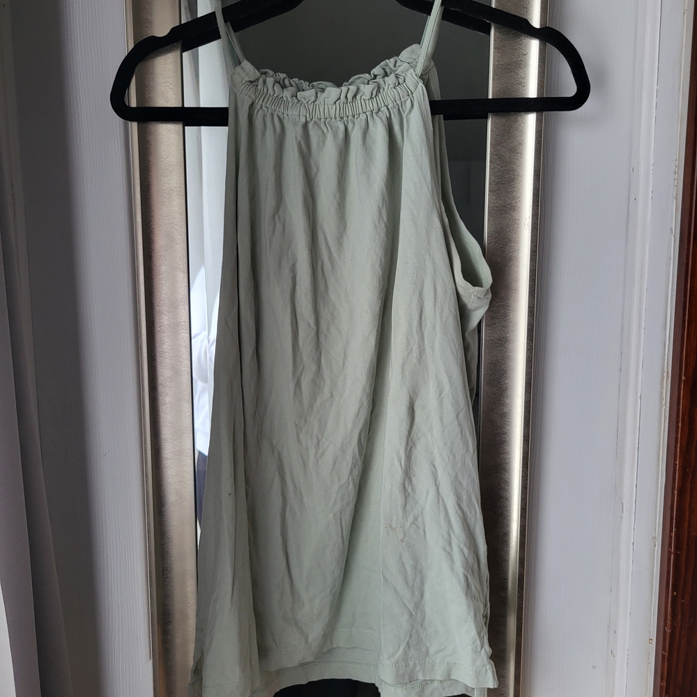 Chic Light Green Camisole Top